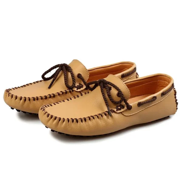 Mocassins bateau vintage pour homme – Image 7