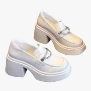 Mocassin à talons 8cm pour femmes