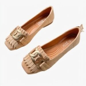Mocassins à frange style rétro pour femmes