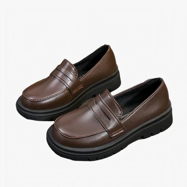 Mocassins à semelle épaisse pour garçons