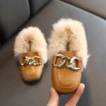 Mocassins fourrés pour fille