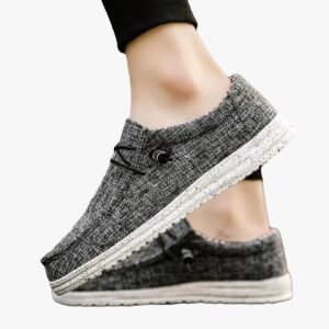 Mocassins légers et décontractés pour homme en tissu